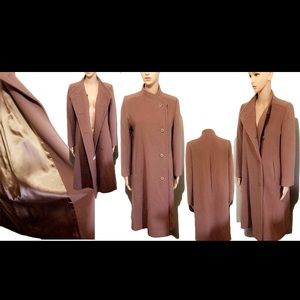 1980s Alorna 100% Wool Coat
